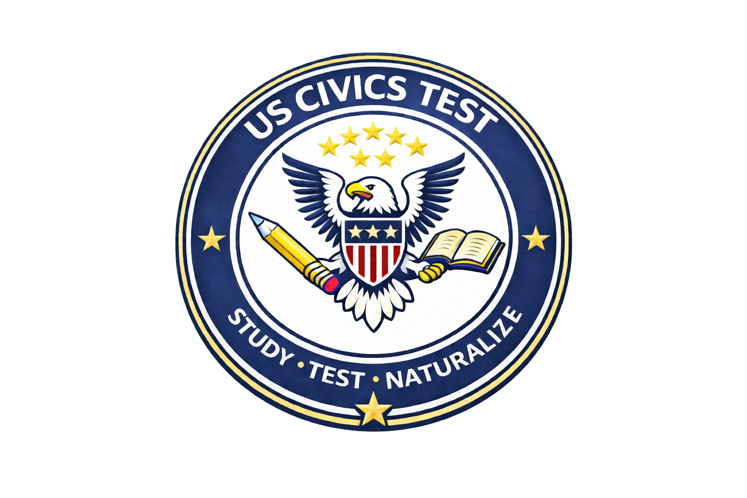 US Civics Test Seal